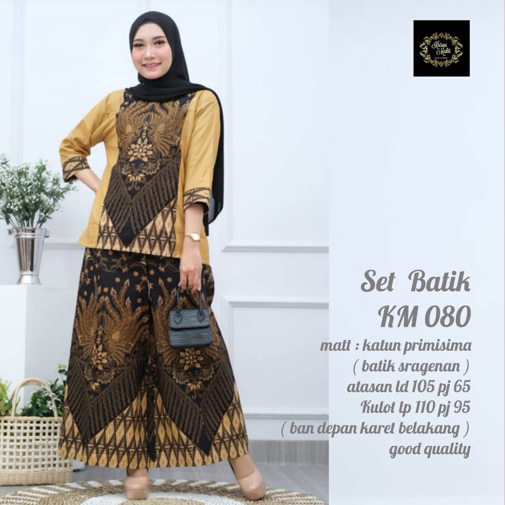 Set kulot batik sragenan