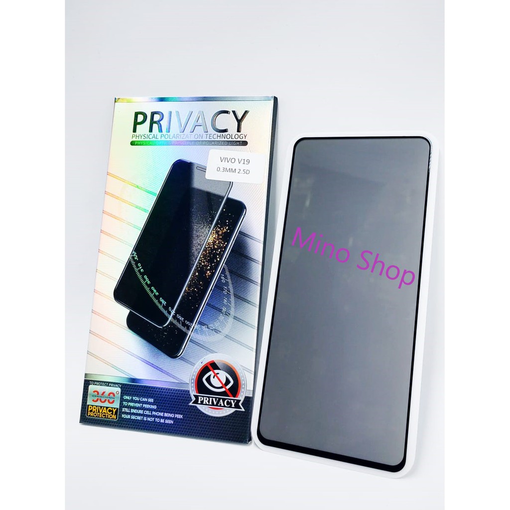 TEMPER GLASS - TG VIVO V19 ANTY SPY 5D FULL SCREEN COVER