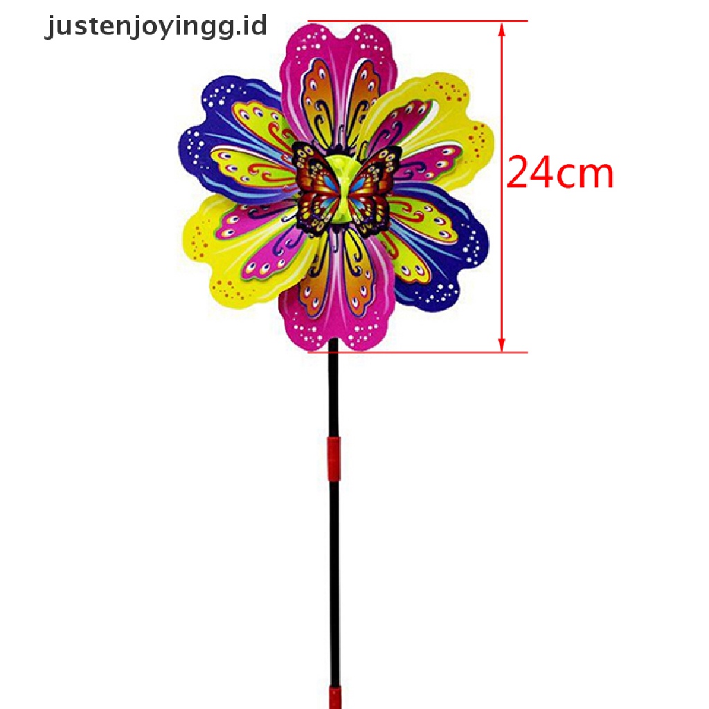 Mainan Kincir Angin Butterfly Flower Warna-Warni Untuk Anak