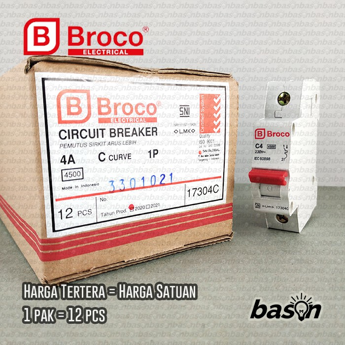 BROCO MCB 4A - 1P 17304C