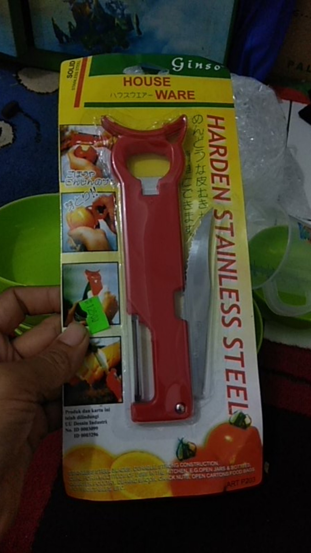 Alat Pengupas Pisau Ginso 4 In 1 Serbaguna - Ginso