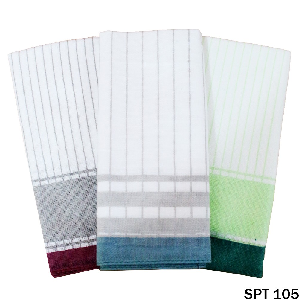 GIOFLO Sapu Tangan Pria Bagus Katun Isi 3 PCs Multicolor / SPT 99