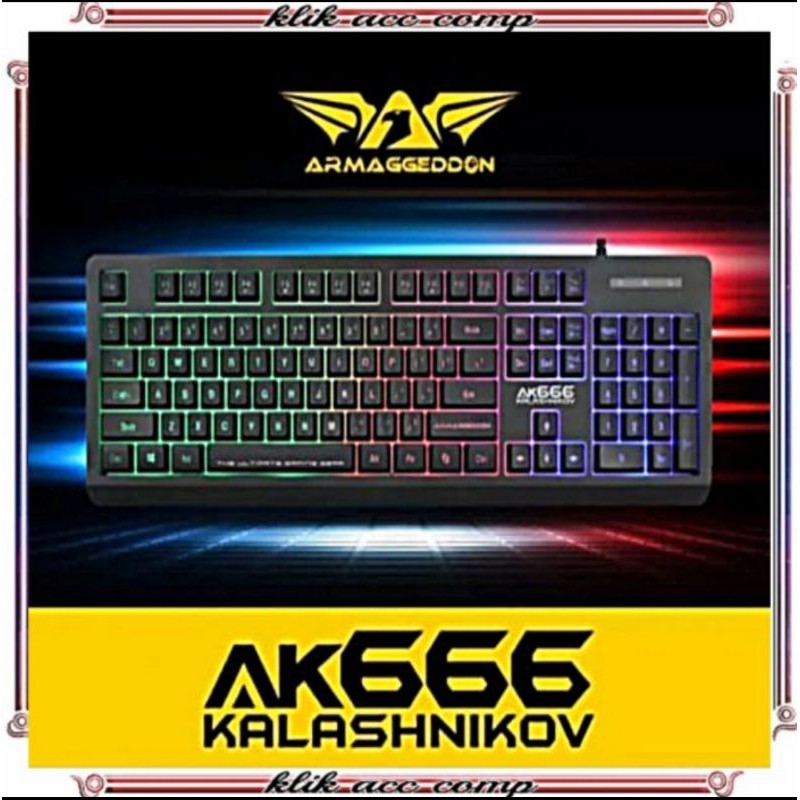 Armageddon AK666 FX - Gaming Keyboard / Keyboard gaming