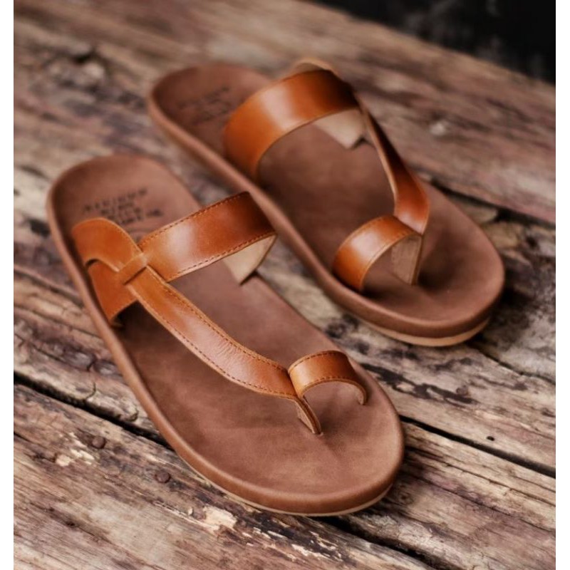 BELI 2 ONGKIR 1! SANDAL FULL KULIT ASLI CEVANY 05 IMPLUSE HITAM COKLAT TAN ORIGINAL