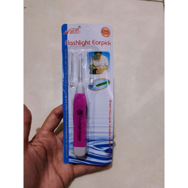 korek kuping led / pembersih telinga / korek kuping bayi / Flashlight earpick