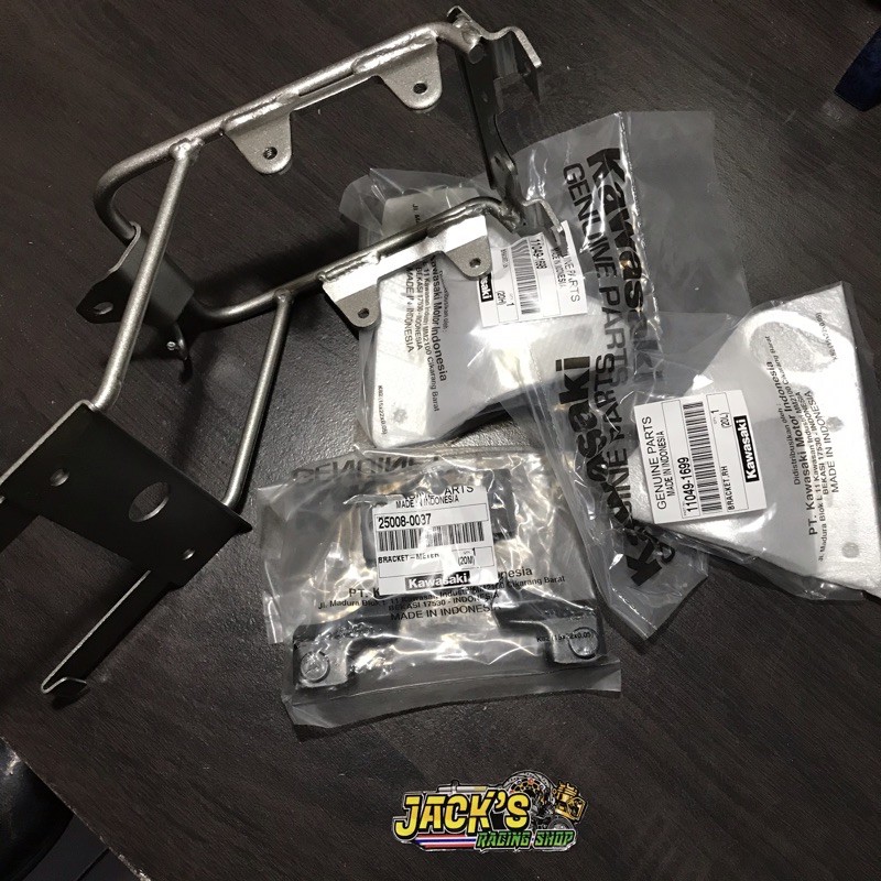 breket lampu ninja ss set breket lampu bulat ninja ss satu set breket spido ninja ss original