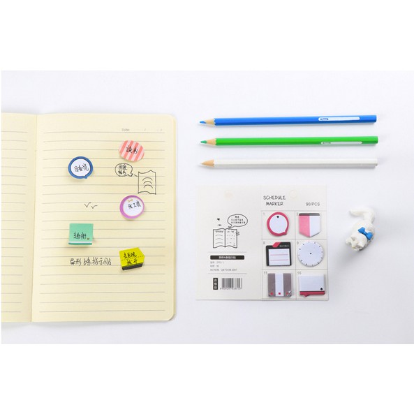 

(PROMO) Schedule Marker/ Memo Mini Aneka Bentuk