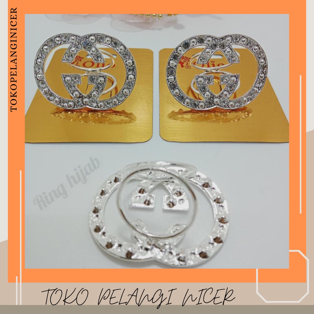 Bros Model RING HIJAB Gc/CINCIN HIJAB Gc/RING HIJAB Bagus/RING JILBAB PEniti Bros Hijab GG