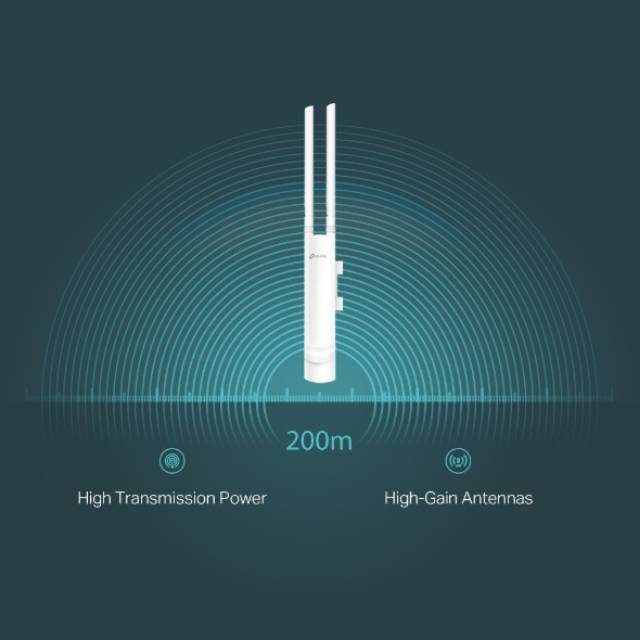 TP-Link EAP110-Outdoor 300Mbps WiFi Range Extender Perpanjang WiFi TPLINK EAP110 Outdoor