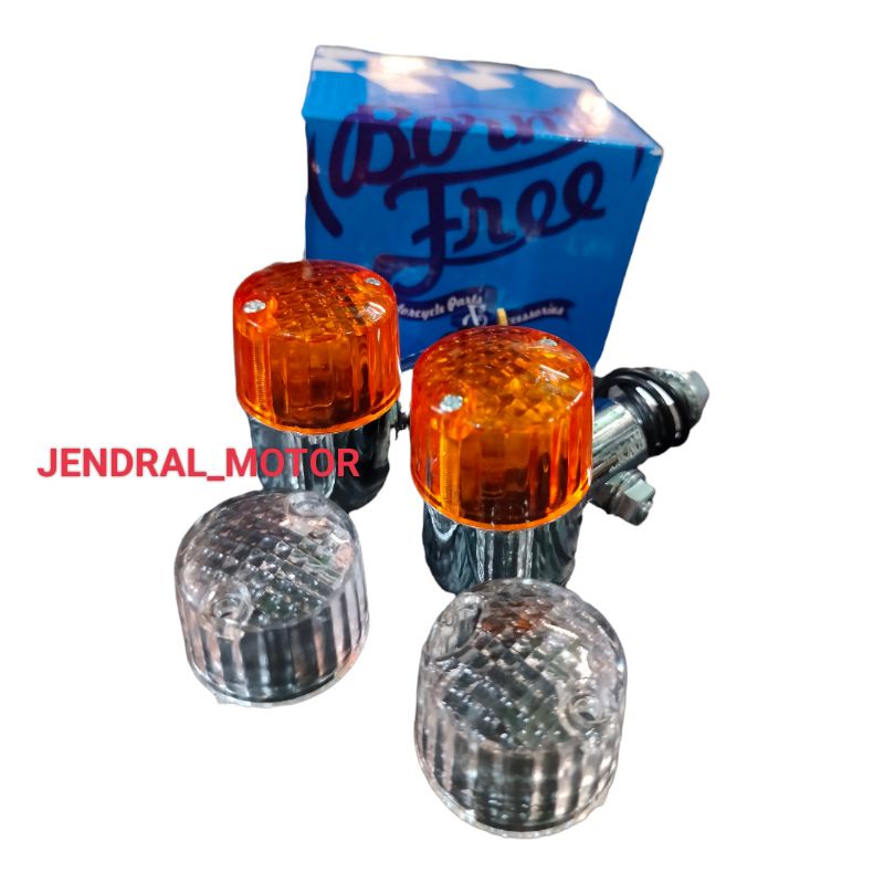 sein palu bornfree sen bulat besi variasi cb gl100 glpro megapro tiger