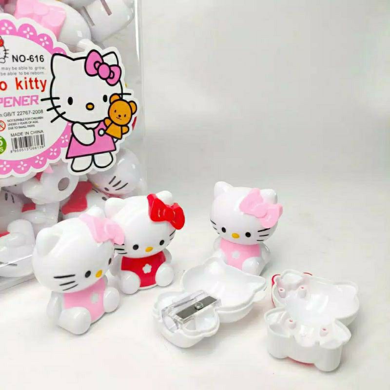 Jual Serutan Rautan Pensil Motif Hello Kitty 1 Pcs Shopee Indonesia 3237