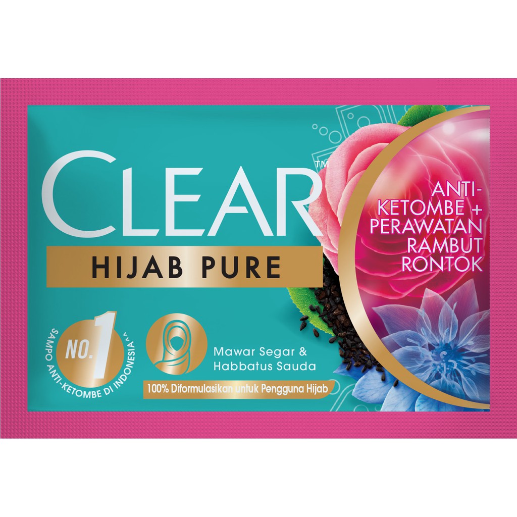 Clear Shampo Hijab Anti Ketombe + Hair Fall Treatment 9 ML