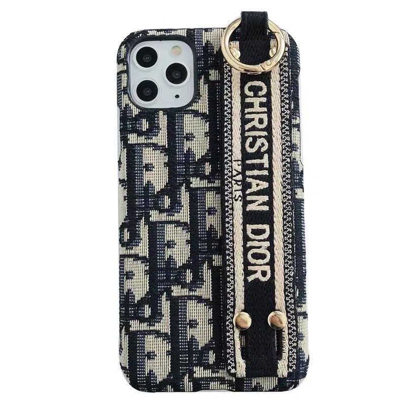 Case Fashion Christian Di*r Strap finger Iphone 7 8 7+ 8+ X Xs Xr Max 11 12 13 14 Pro Max 14+ 14Plus Plus FH43