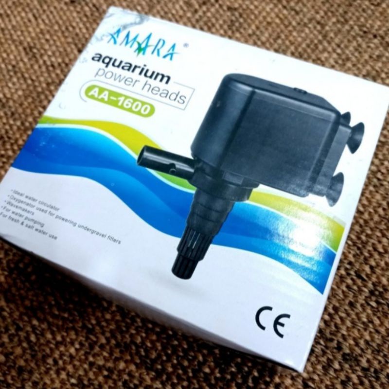 AMARA AA-1600 POWER HEADS FILTER AQUARIUM AQUASCAPE