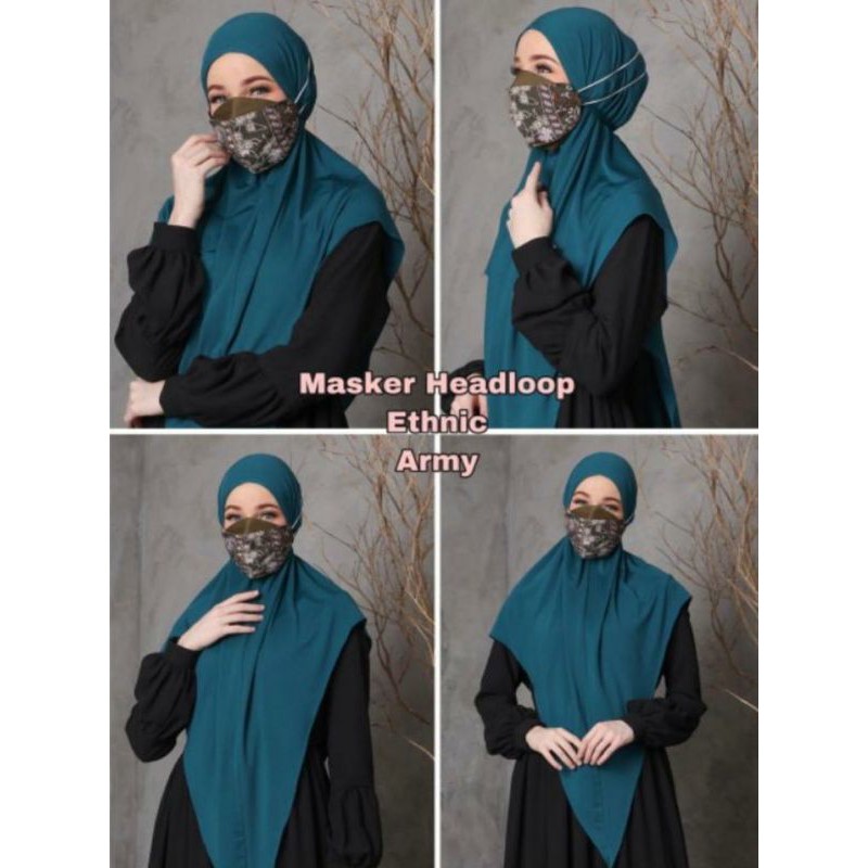 Masker EVO Hijab 3 (Masker 3D)