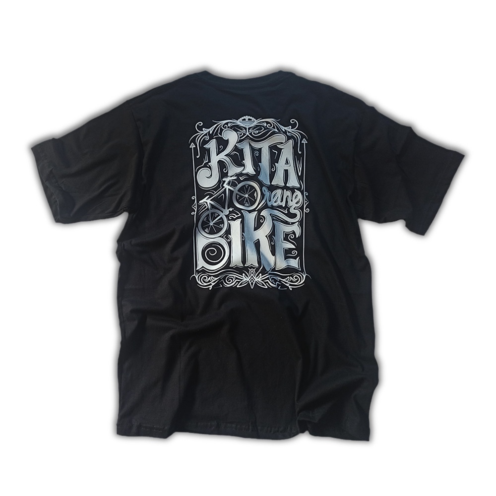 Kaos Gowes T-shirt Sepeda Baju Sepeda Kita Orang Bike Katun Combad 30s - Bukan Jersey Gowes