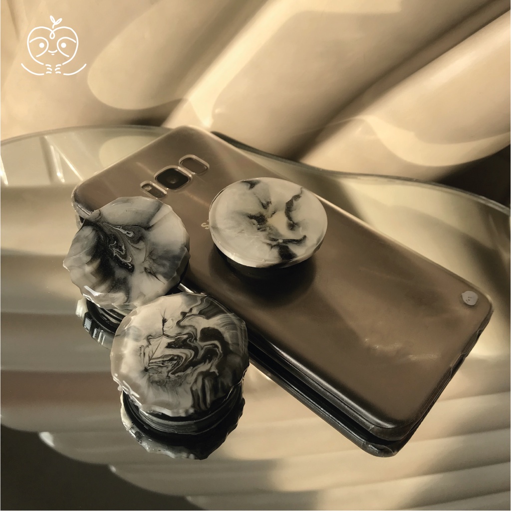RESIN POPSOCKET COWOK MARBLE - Griptok/ Phone Holder/ Stand HP/ Phone Stand/ Phone Grip/ Griptok Res