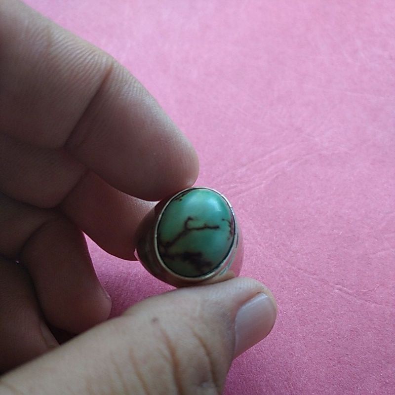 batu pirus persia asli ring polos
