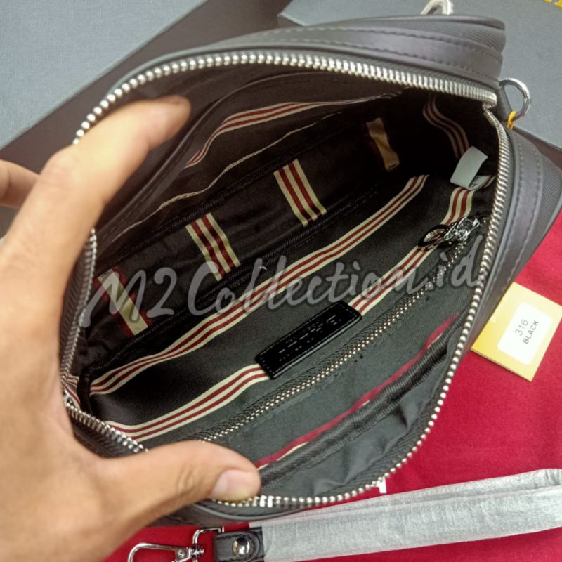 Handbag Bally Nylon Clutch Tas Tangan Super Premium Quality