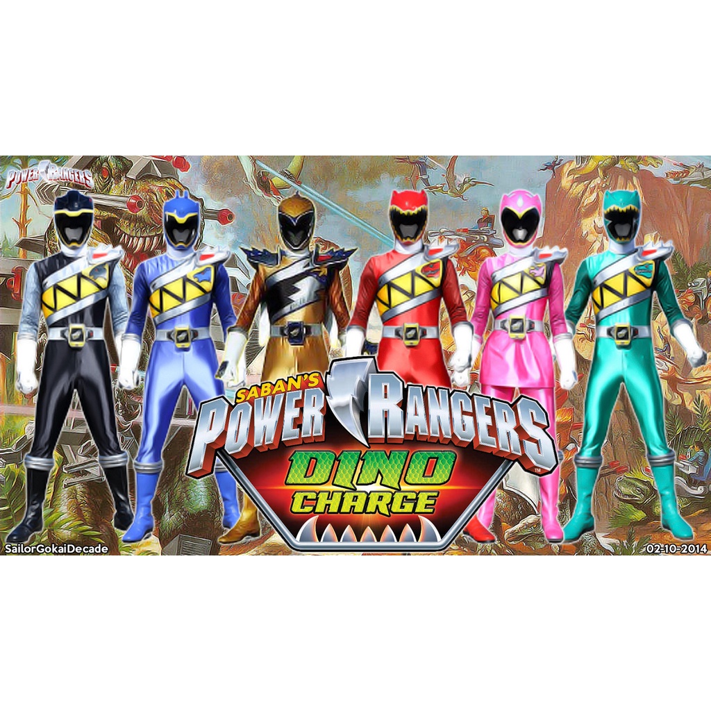 DVD Power Rangers Dino Charge Dino Super Charge Subtitle Indonesia