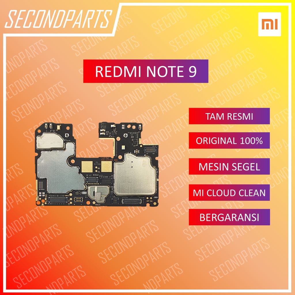 MESIN NORMAL XIAOMI REDMI NOTE 9 SEGEL ORIGINAL TESTED