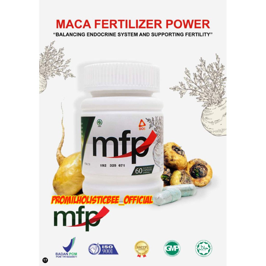 MFP MACA FERTILIZER POWER PROGRAM HAMIL HERBAL BEE DISKON PROMO TERMURAH 100% ORIGINAL