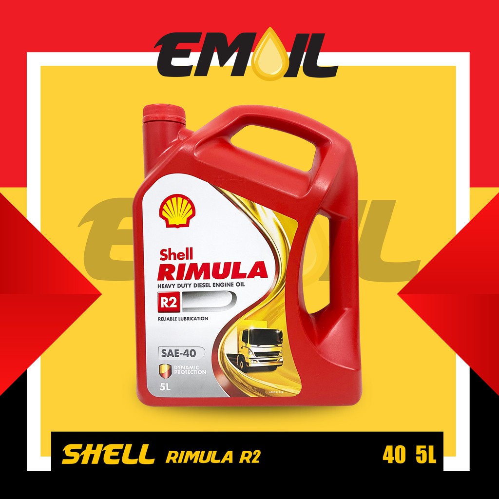 OLI SHELL RIMULA R2 DIESEL GALON 5 liter