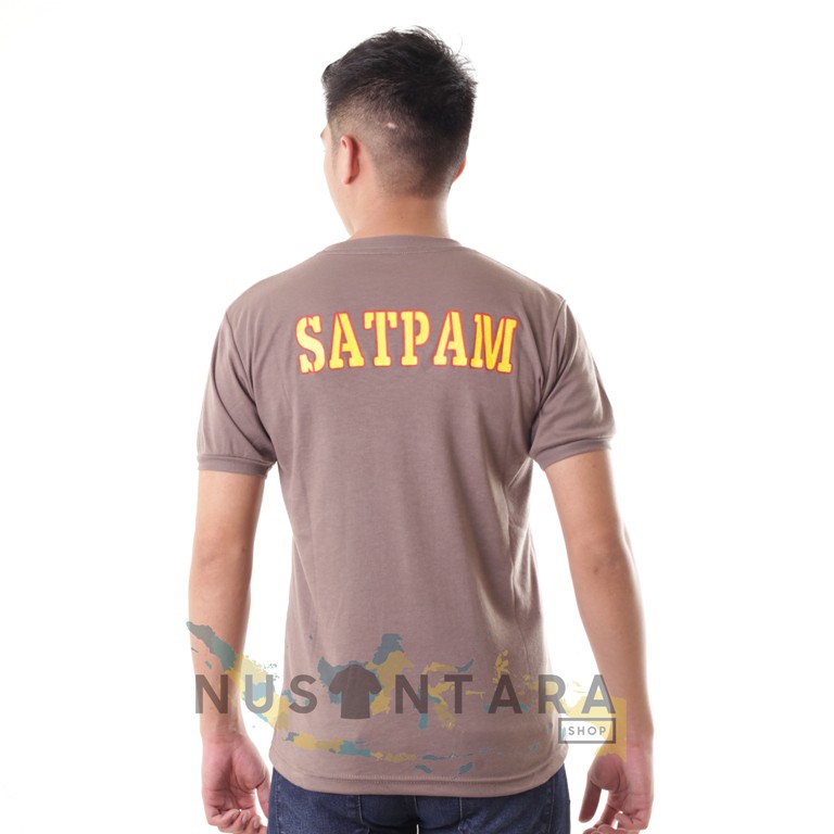 Kaos Security Satpam Kaos Security Terbaru Kaos Satpam Kerah Pendek Warna Coklat Hitam Navy Sekuriti