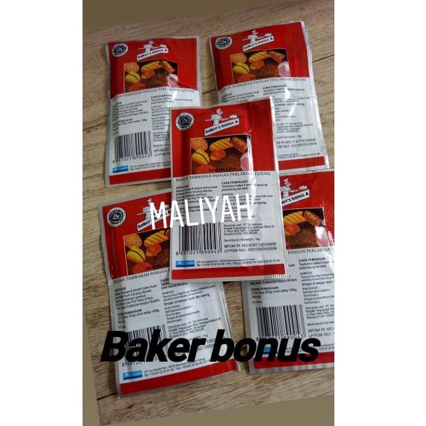 

❤ baker bonus A bread improver sachet 10 gram bahan baking roti ㄳ