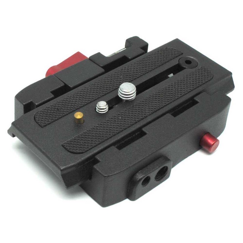 Tripod Adapter Kamera DSLR Quick Release Plate Dual Socket 1/4 3/8 Inc