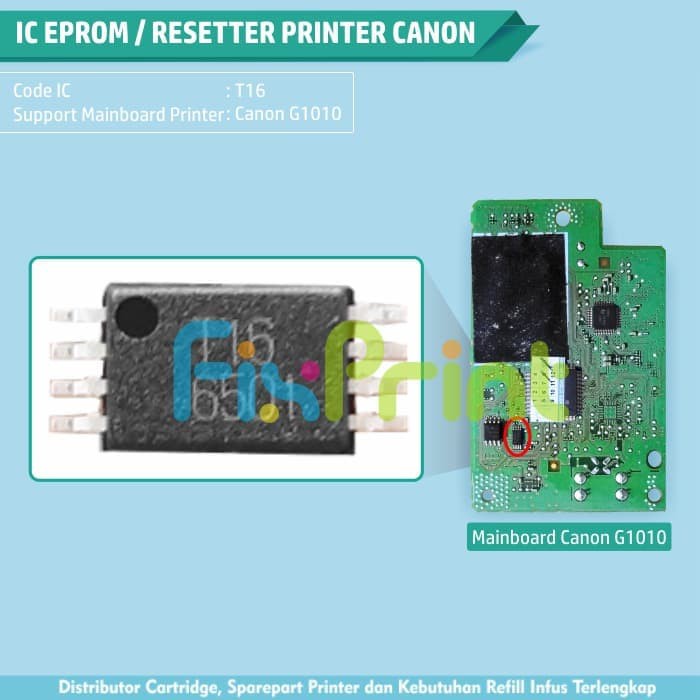 IC Eprom Eeprom Printer Canon G1010 IC Resetter Reset Counter G1010 Murah