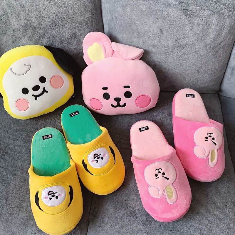 [BS] BISA COD Sandal Tidur KPOP Bangtan Boys Slipper Slippers Cute - KP351