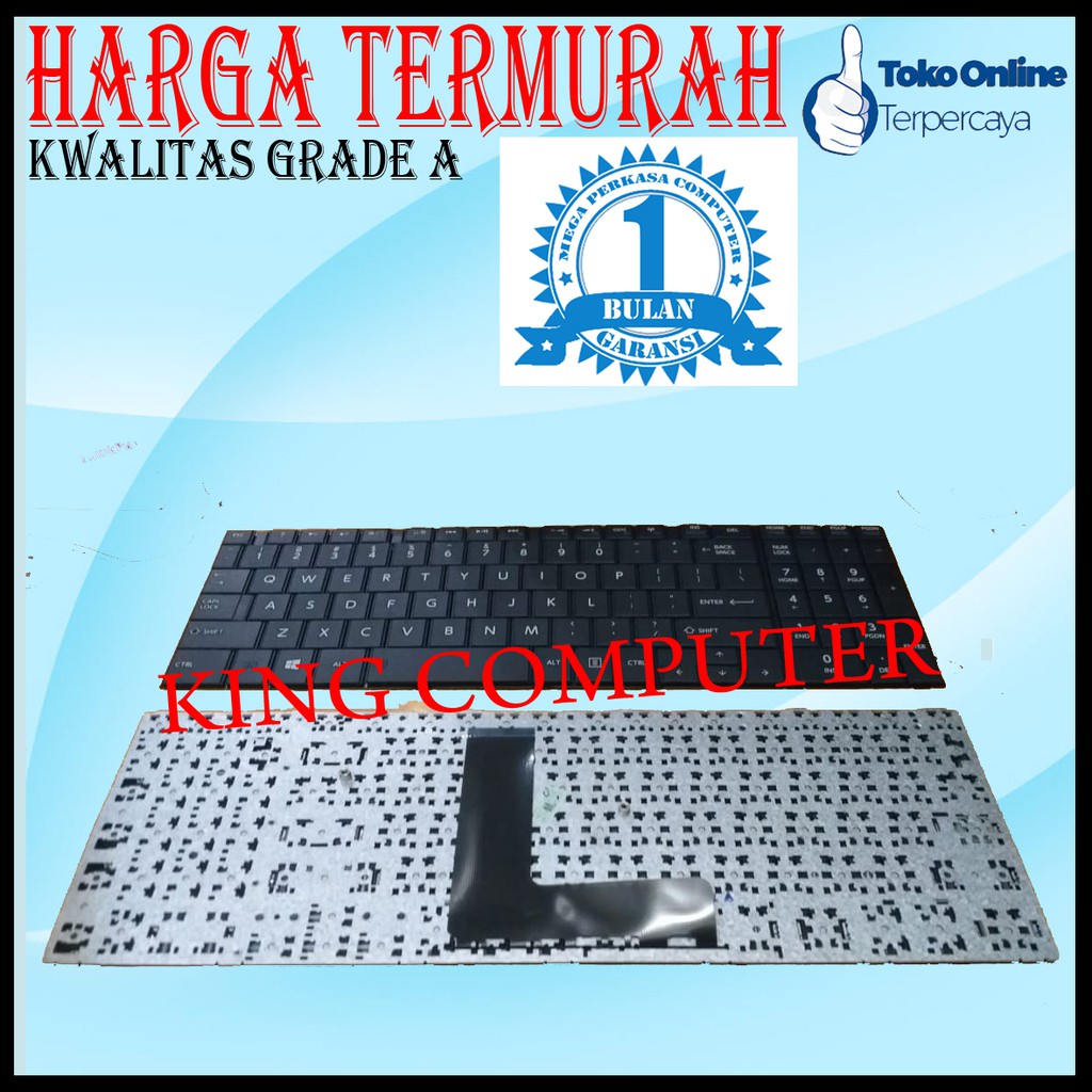 KEYBOARD TOSHIBA C55/50 BLACK