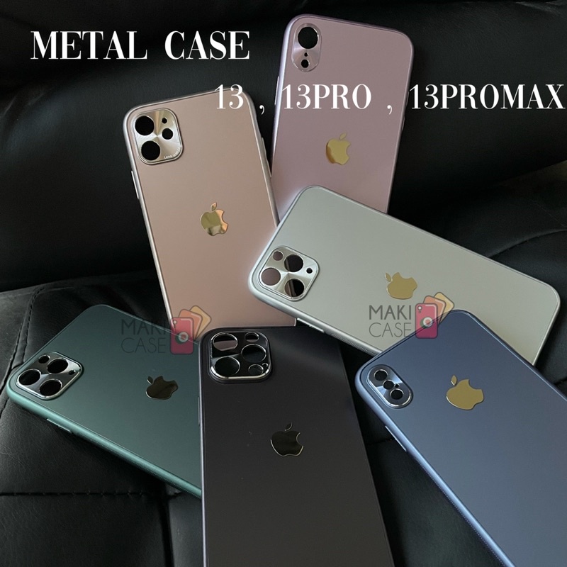 Metal Case iPhone 13 13Pro 13ProMax Tahan Banting Premium Quality