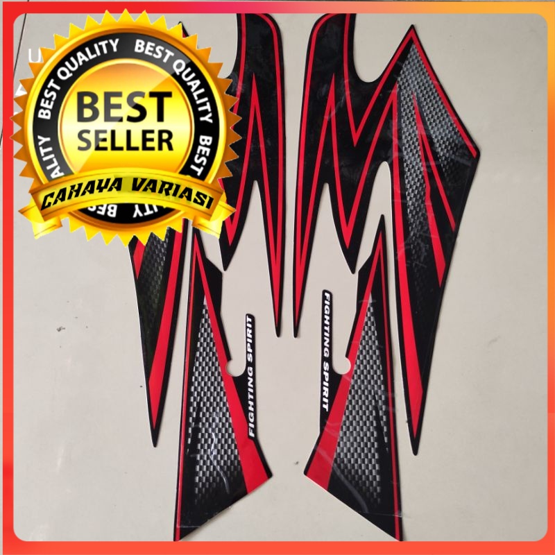 striping list body stiker yamaha rx king tahun 2003 rxkinglis merah terbaik