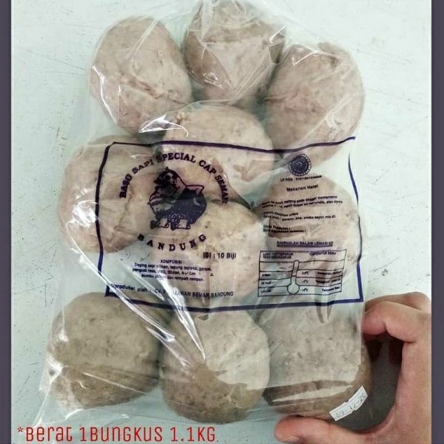 

Bakso Sapi Semar Jumbo Urat 10biji