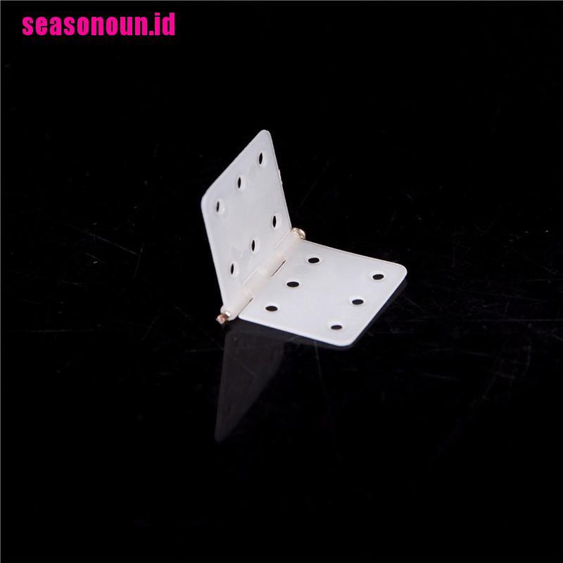 【seasonoun】20pcs 27*16mm Nylon Plane Hinge for RC Airplane DIY Accessories