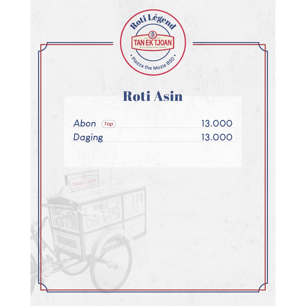

Roti isi - Asin - Tan Ek Tjoan