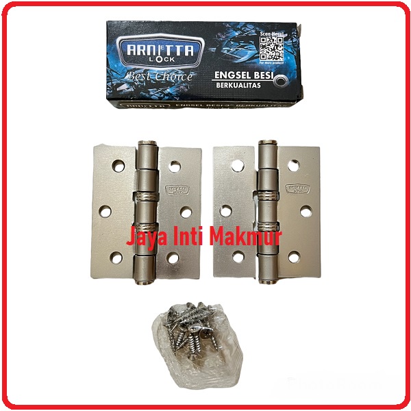 Engsel pintu / jendela 3 Inch tebal ARNETTA Silver