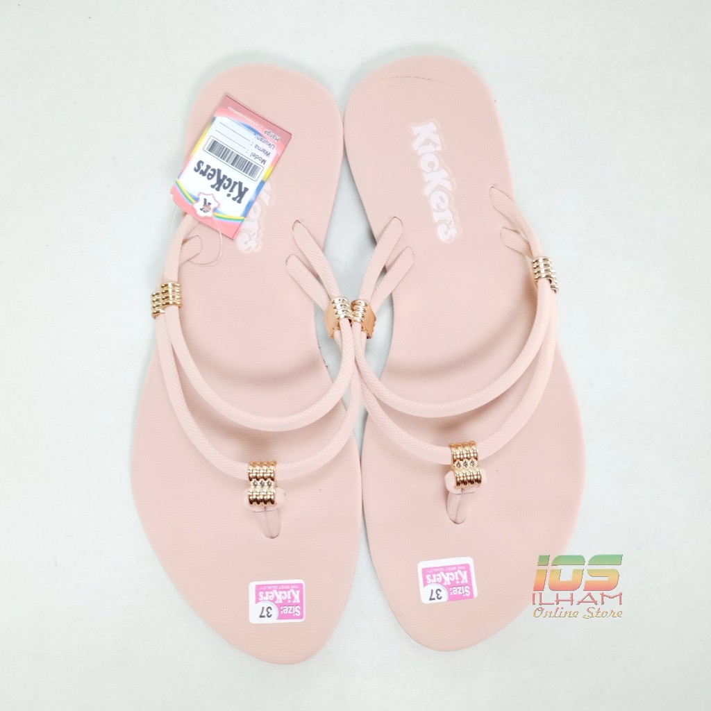 Kickers SLD 01 Sandal Jepit Flat Wanita Size 37-40