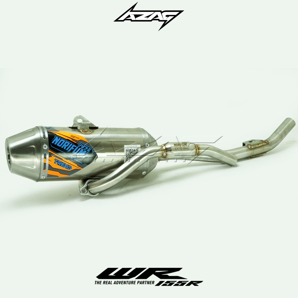knalpot norifumi trex ss motor yamaha WR 155 crf 150 klx dtracker 150