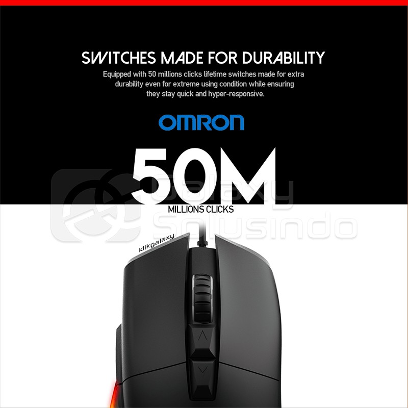 Fantech UX1 HERO RGB Macro Gaming Mouse