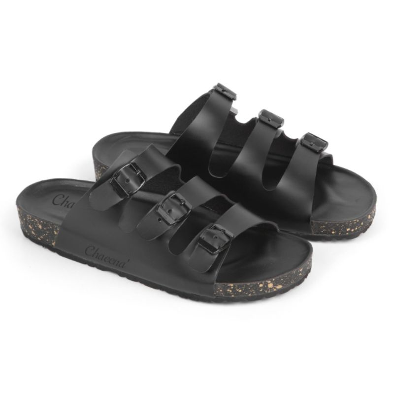 Sandal SlideSandal Selop PriaSandal UnisexSandal Briken Pria-Wanita b3 hitam