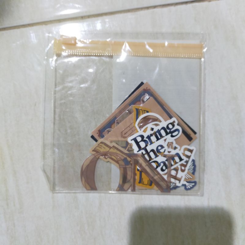 OFFICIAL BTS MERCHANDISE STICKER ON:E ONE POP UP STORE