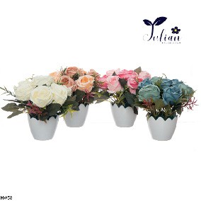MW58 Bunga Mawar Artificial/ Bunga Mawar/ Mawar Artificial/ Mawar Meja/ Mawar Plastik/ Mawar Palsu