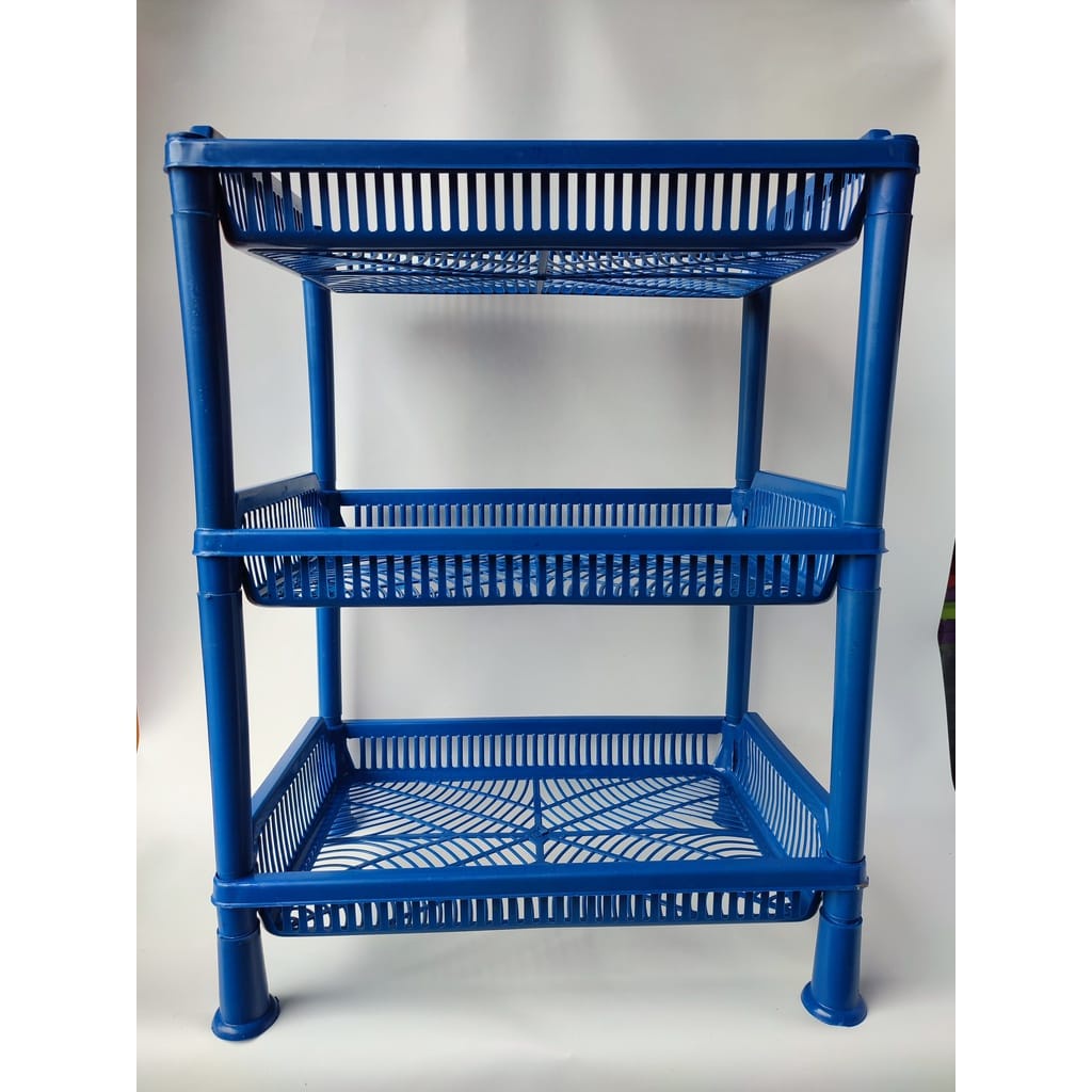 Rak Plastik Serbaguna Tempat Bumbu Piring Dokumen 3 Susun Ukuran Besar