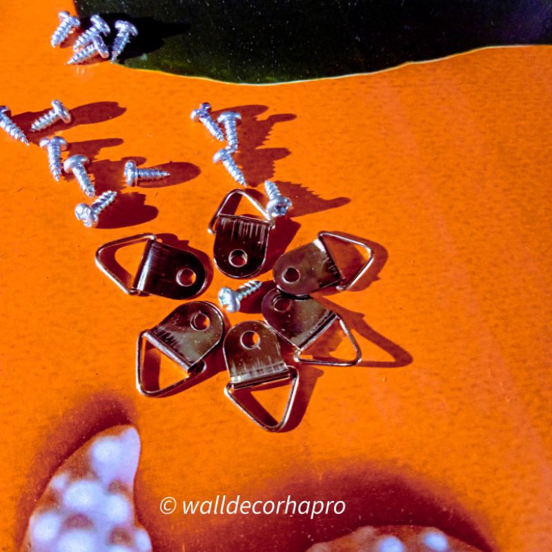 Gantungan Pigura / Cantolan Bingkai / Gantungan Frame / Gantungan Kecil Ecer Per pcs dan Sekrup