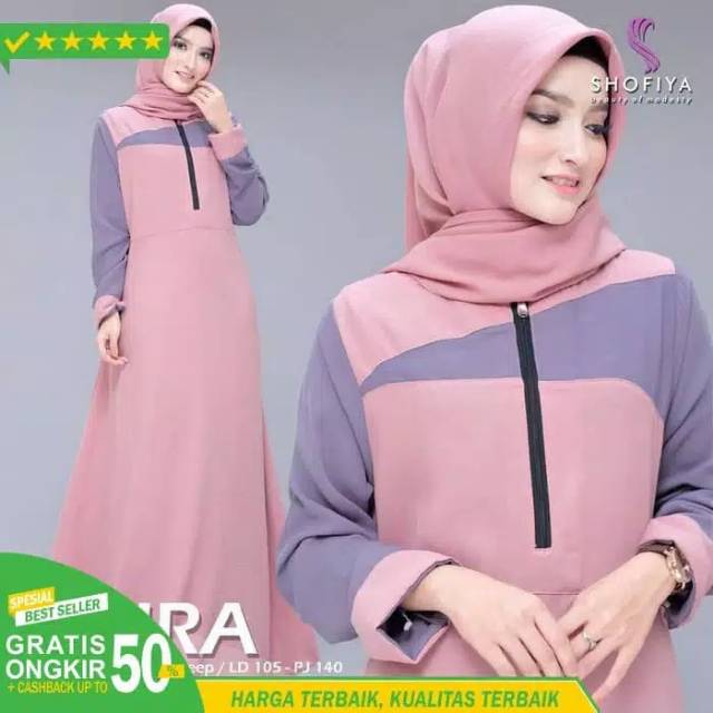 Nura maxy baju gamis pakaian muslim pakaian wanita gamis dewasa