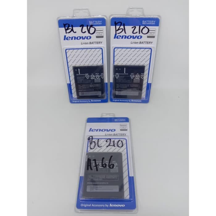 Baterai Lenovo BL 210/S850/S820/A766 ACC