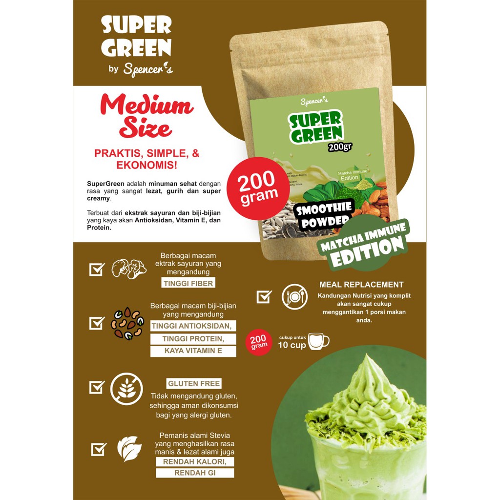 

Super Green Powder Smoothie